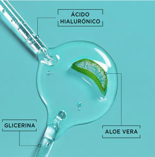 Garnier Crema de Día Aloe Vera + Ácido Hialurónico | Hidratación 48h