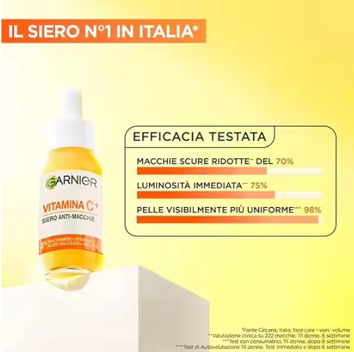 Garnier SkinActive Vitamina C+ Sérum Antimanchas — Niacinamida & Melasyl 30ml