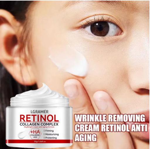 Crema Facial Retinol & Colágeno — Reafirmante Antiedad Hidratante