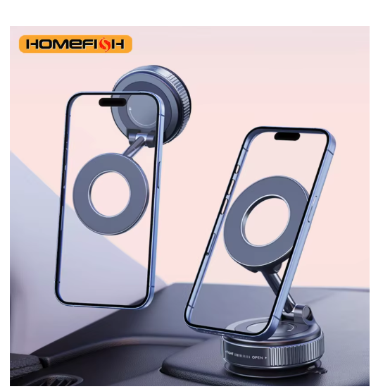 Soporte magnético HOMEFISH K007 para teléfono con rotación de tres ejes