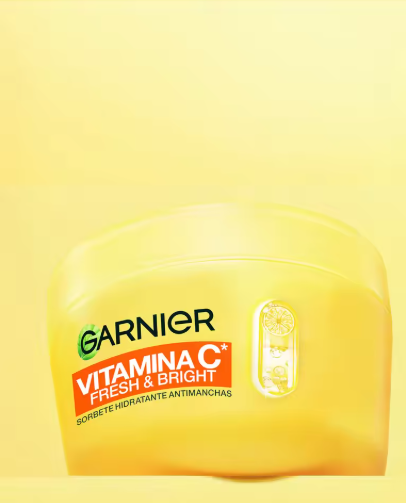 Garnier Vitamina C Fresh & Bright | Sorbete Hidratante Antimanchas 3x85ml
