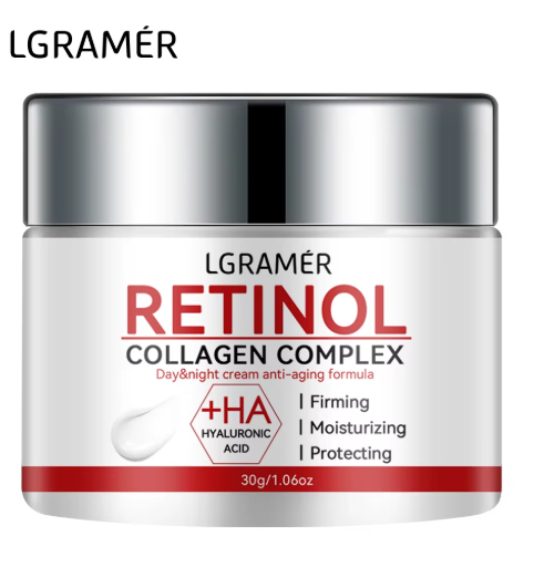 Crema Facial Retinol & Colágeno — Reafirmante Antiedad Hidratante